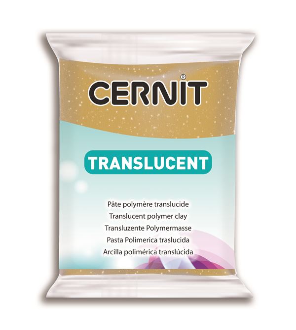 Cernit Translucent 050 56 G. Oro Glitter