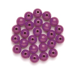 [3301252] Bola Madera 10 Mm Surtido Violeta