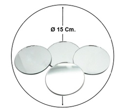 [0827012] Espejo Circular Ø 150 Mm.