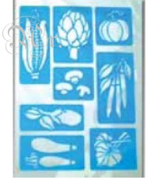 [0836708] Stencil Flex 9320408 Hortalizas