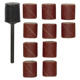 [1023978] Set 10 Lijas + Adaptador Grano 120 28978