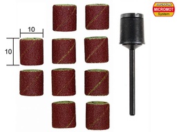 [1023980] Set 10 Lijas + Adaptador Grano 150 28980