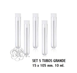 [0913041] Set 5 Tubo Plastico Grande 
