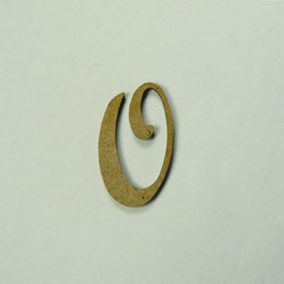 [3103301O] D.M. Laser Letra 40 Mm. O
