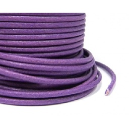 [4002029] Cordon Cuero 2 Mm. 20 M. Morado