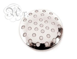 [0808B36] Base Anillo 16 Mm. 10 U. Plateado