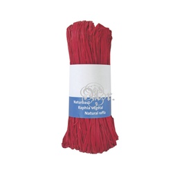 [0707298] Rafia Color Rojo 50 G.