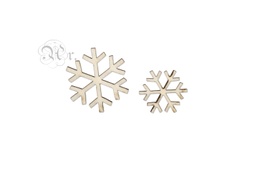 [3103832] Set 12 Copos Nieve Surtidos 832 3.3*3.6*0.3 Cm.