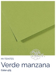 [0216475] Papel Canson Mi-Teintes 475 verde manzana