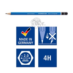 [0204007] Lapiz Staedtler Lumograph 4H