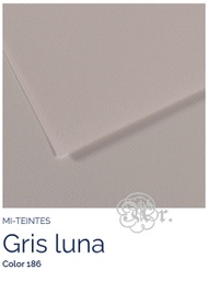 [0216186] Papel Canson Mi-Teintes 186 Gris Luna