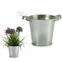 [2010012] Balde de folha de flandres com pegas 16*20*14 cm.