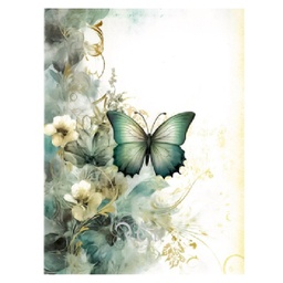 [0217563] Papel Arroz 23*31 T167 Mariposa