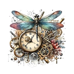 [0886083] Transfer Textil Dtf 18*18 Cm. Steampunk